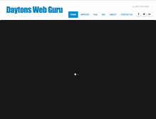 Tablet Screenshot of daytonswebguru.com